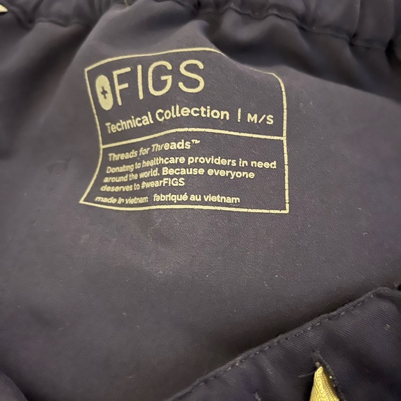 FIGS men’s scrub bottoms, navy - Picture 5 of 5